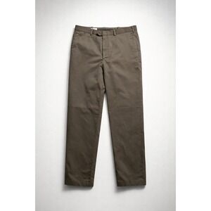 John W. Nordstrom Chino Pants Mens 38x32 Brown Supima Cotton Quiet Luxury Preppy
